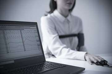 What is the silent answer test on the polygraph?